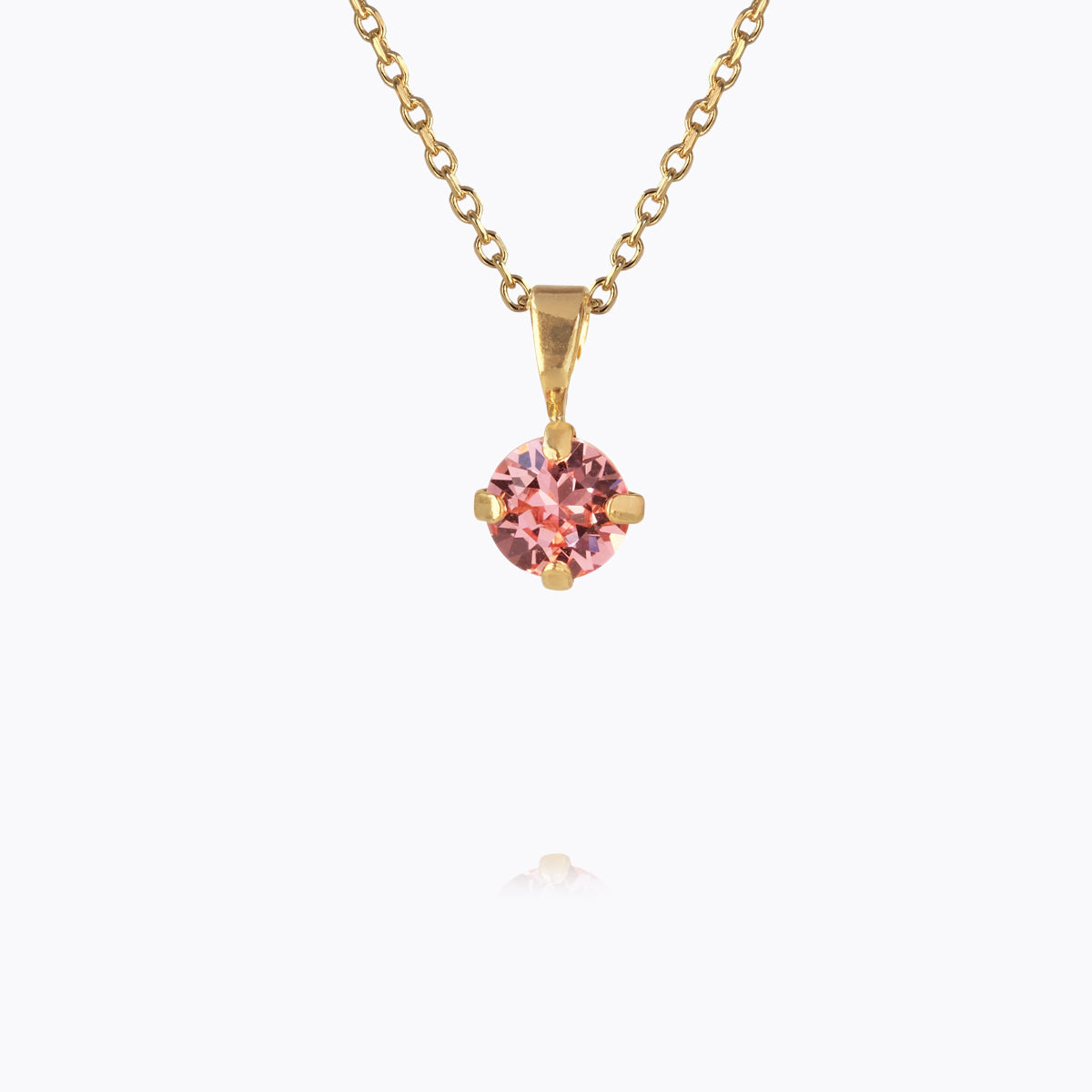 Girls Rose Gold Necklace - Dainty Light Pink Pendant Jewelry for Kids | Perfect for Birthdays, Parties & Special Occasions