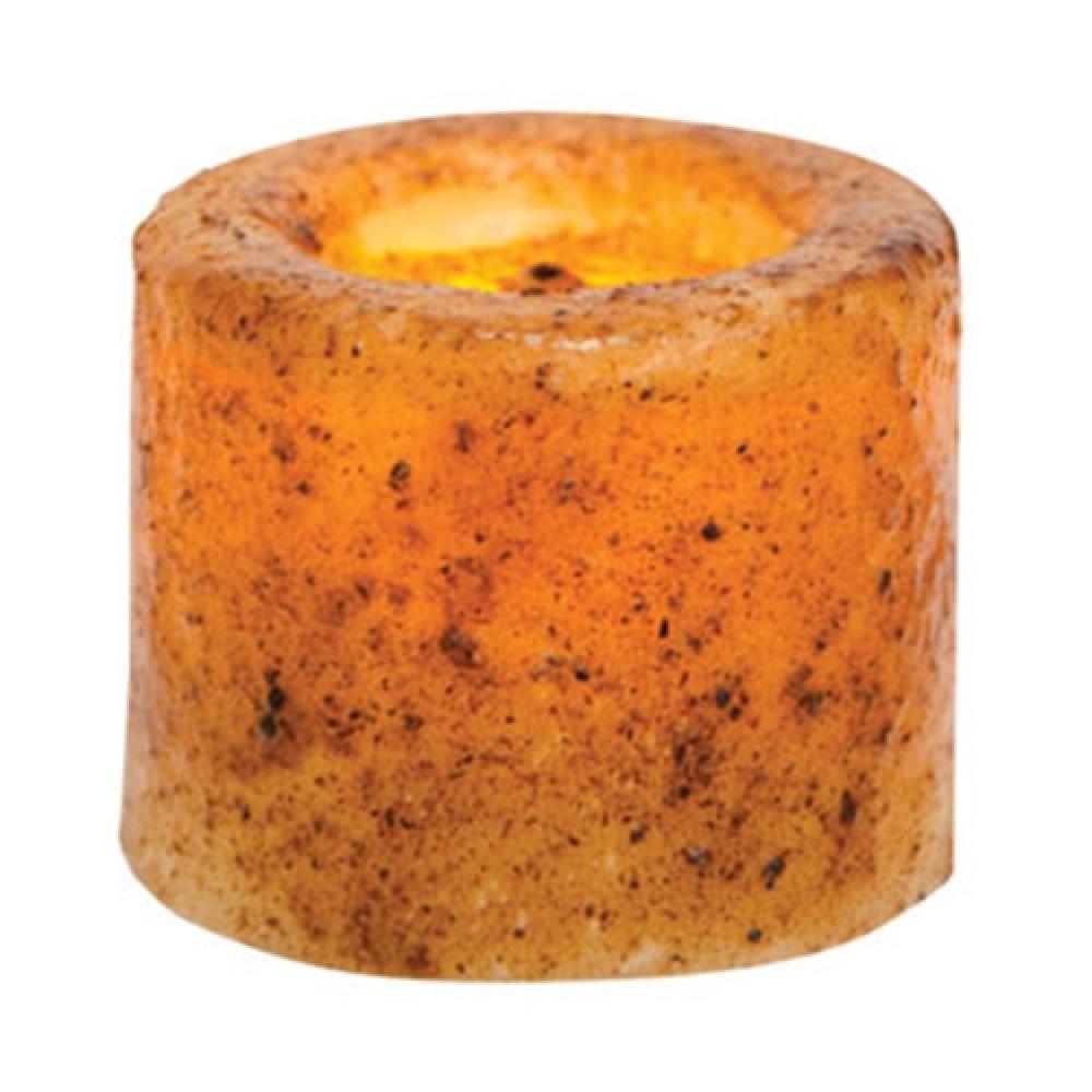 Burnt Ivory LED Votive Candles - Battery Operated Flameless Tea Lights for Home Decor, Weddings & Romantic Ambiance
