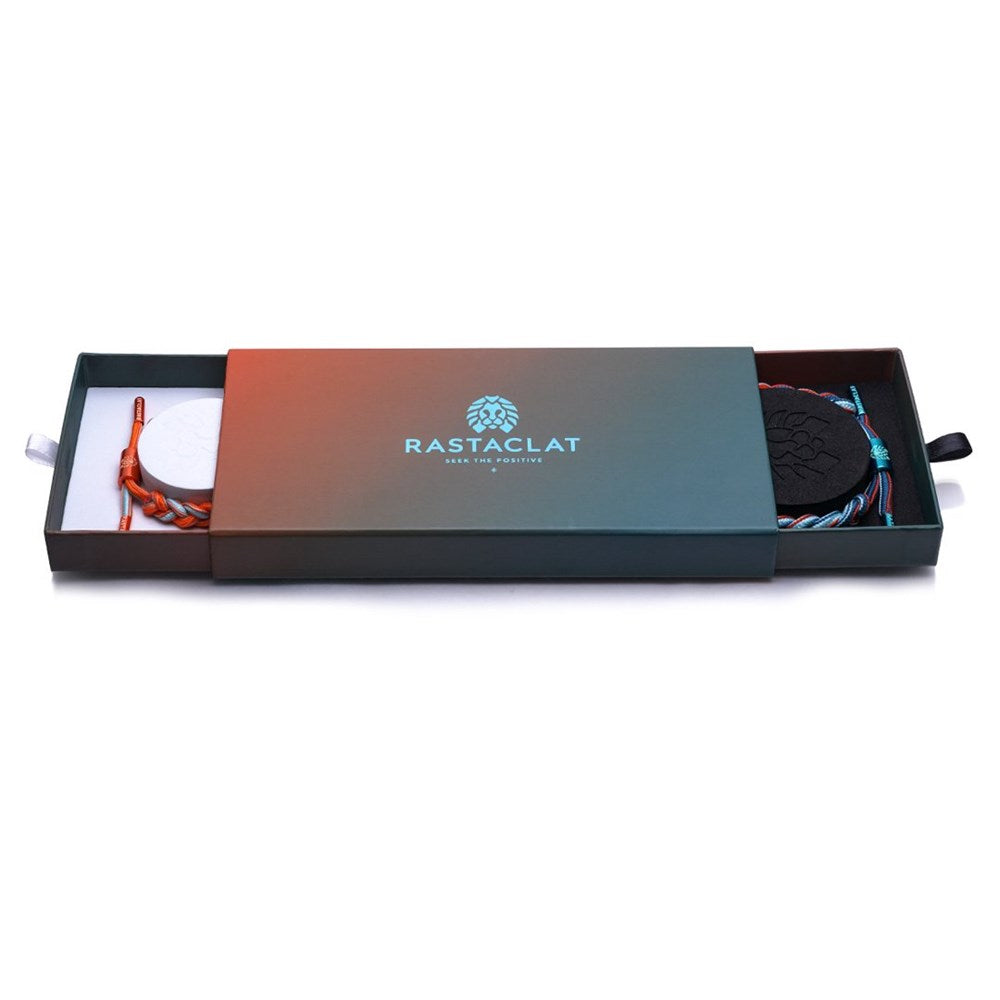 Rastaclat Confidant Boxed 2 Pack - Stylish Woven Bracelets for Men & Women - Perfect for Casual Wear, Gifts & Everyday Fashion Accessories