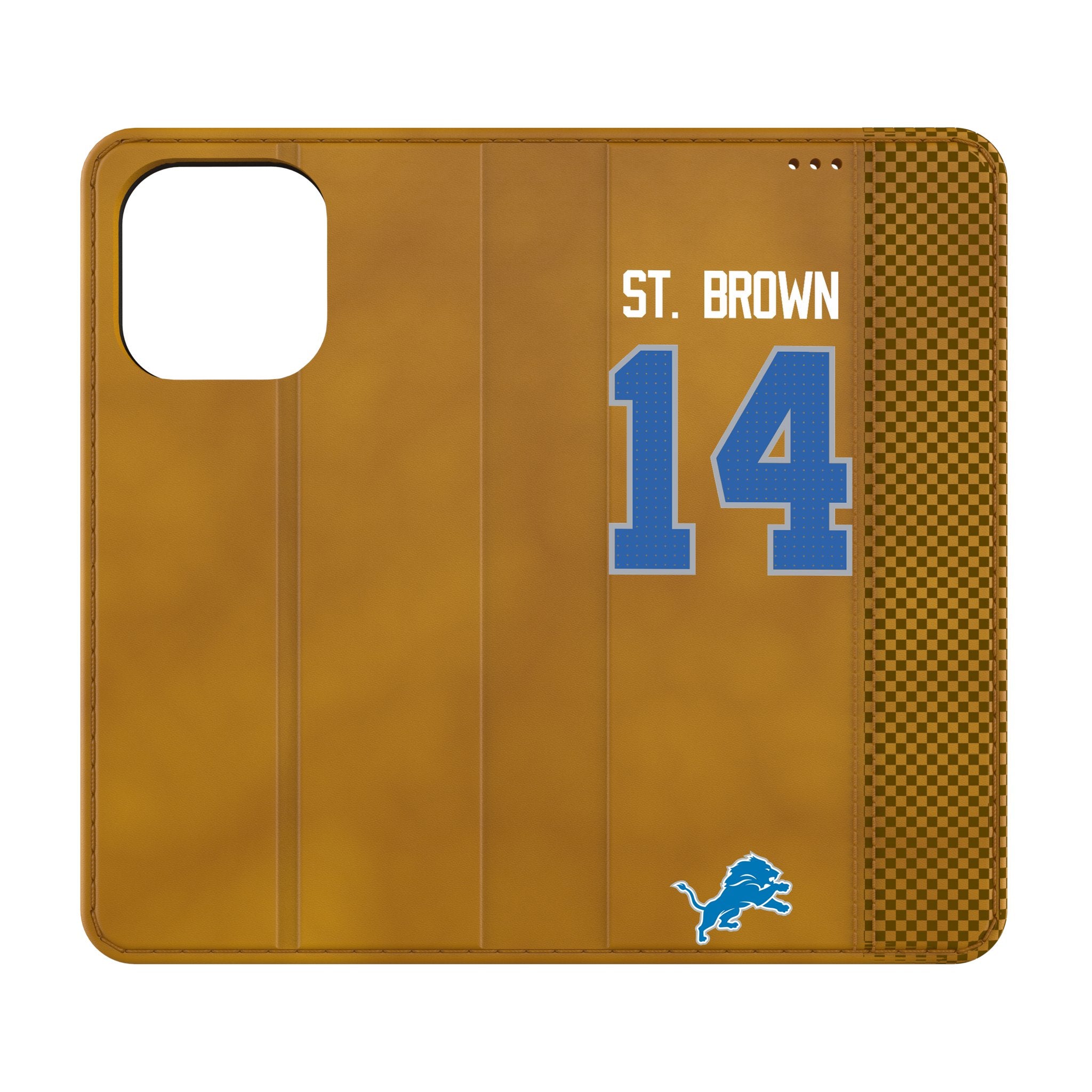 Amon Ra St. Brown Detroit Lions iPhone 14 Phone Case - Durable Game Day Protection for Apple iPhone 14 | Perfect for Football Fans & Game Day Support