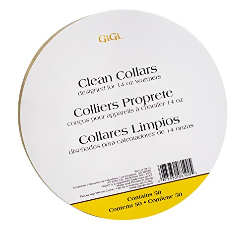 Gigi Clean Collars for 14 oz Wax Warmers - 50 Count (Pack of 6) | Replacement Wax Melter Collars for Scented Wax Cubes & Tart Warmers | Perfect for Home, Office & Spa Aromatherapy