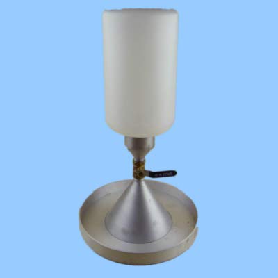 Premium Sand Cone Density Test Kit - ASTM D1556 Compliant Sand Fling Funnel & Field Density Apparatus for Soil Compaction Testing | Construction, Geotechnical Engineering & Roadwork Applications
