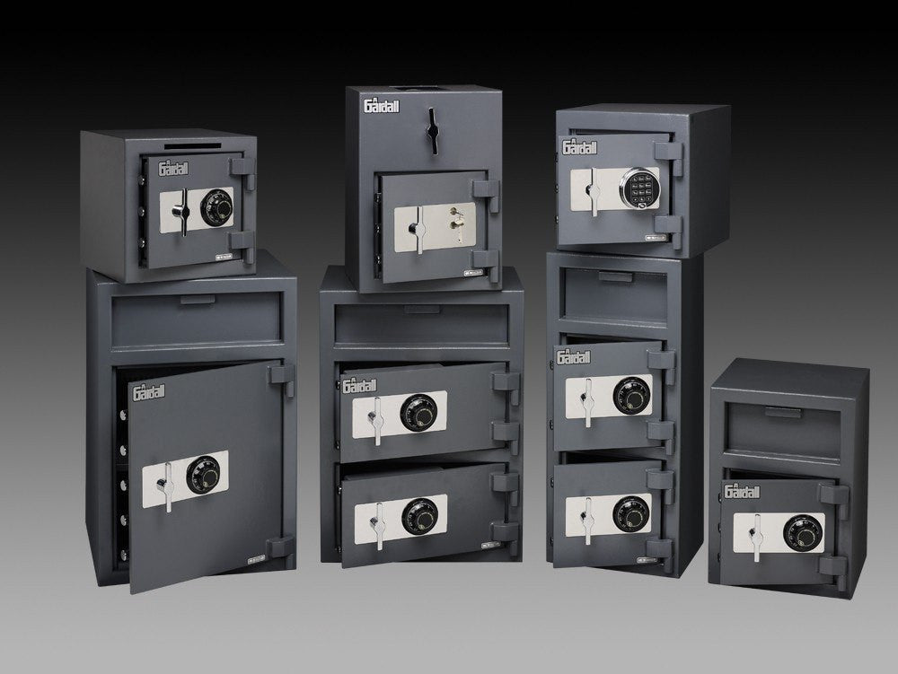 Gardall LCF3214 Double Door Depository Safe - High Security Cash Drop Box for Businesses & Retail Stores - Perfect for Banks, Offices, and Secure Money Storage