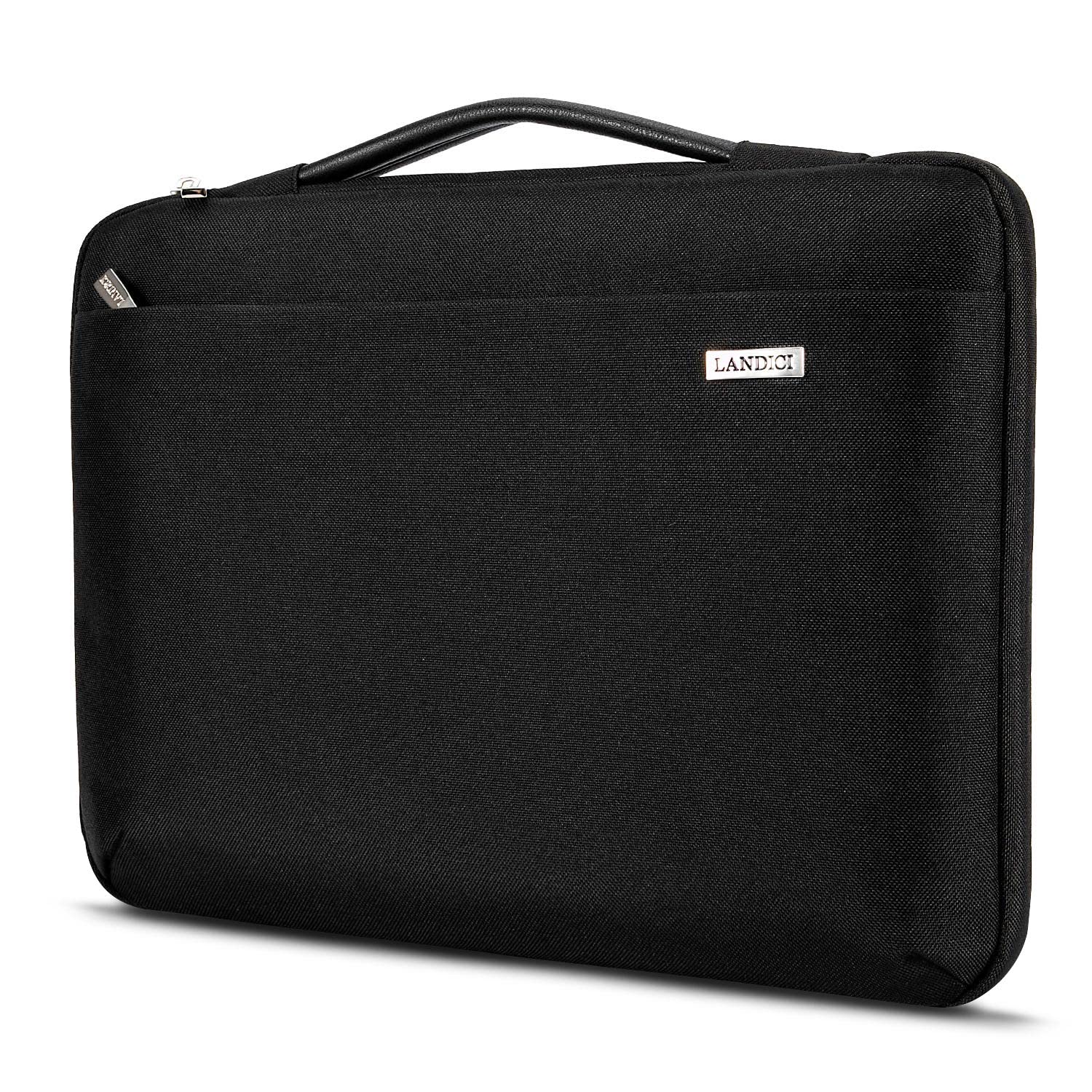 LANDICI 15.6-16 Inch Laptop Sleeve - Waterproof Protective Case for MacBook Air 15, MacBook Pro 15/16 (2021), Dell, Lenovo, HP, Acer & Samsung Notebooks | Perfect for Travel, Office & School Use | Black