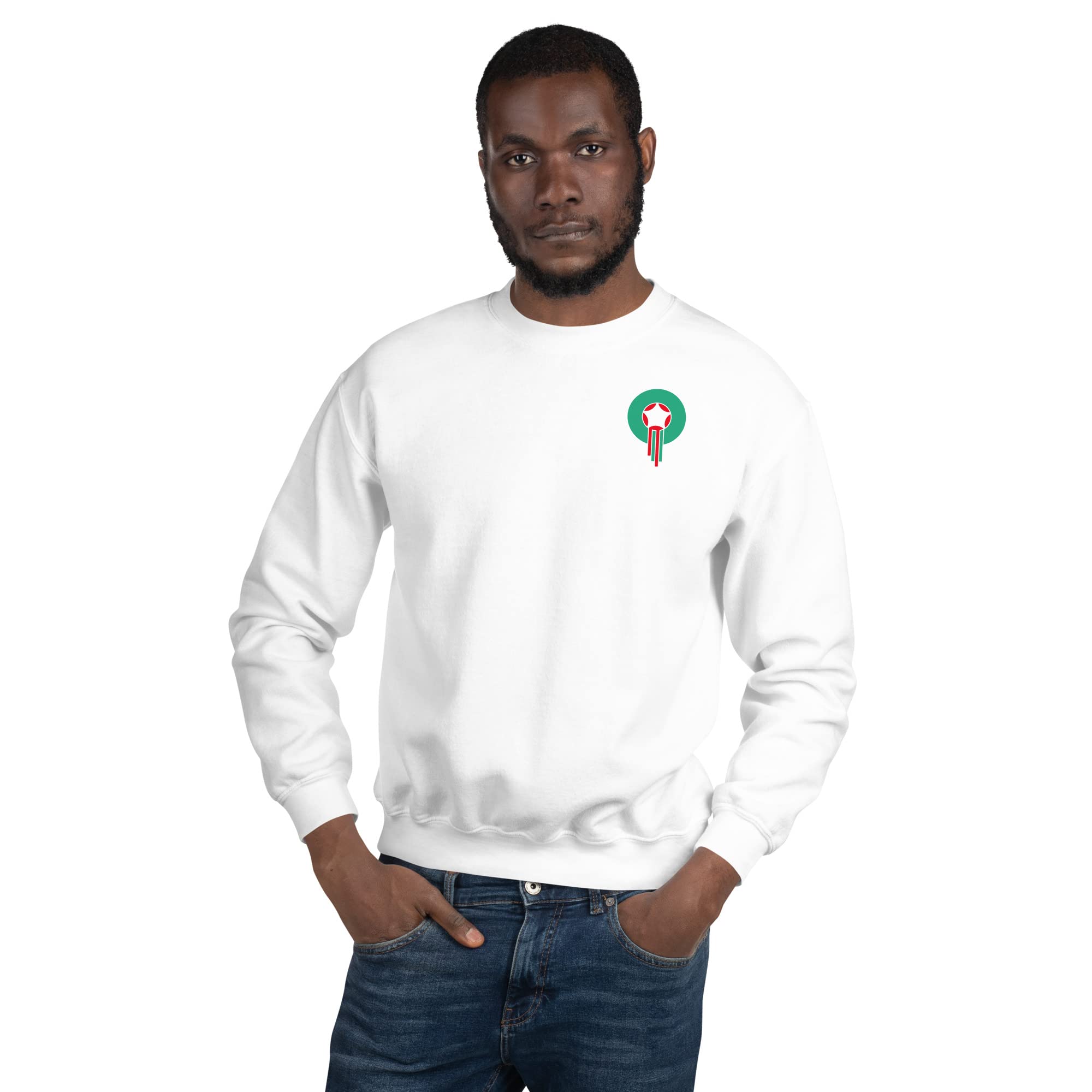 Morocco Football Team 2022 World Cup Unisex Sweatshirt - Comfortable Fan Apparel for Game Day & Casual Wear