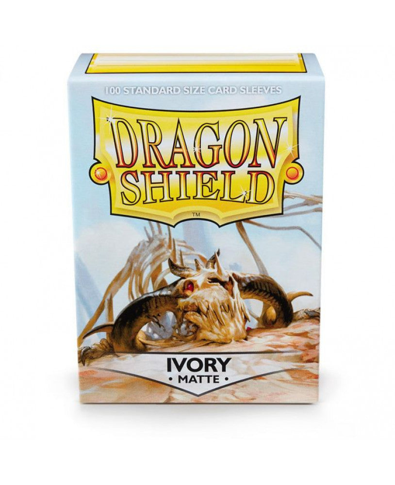Dragon Shield Matte Ivory Sleeves - Premium Quality Card Protectors for MTG, Pokemon, and Yu-Gi-Oh! - Perfect for Gaming Tournaments and Collectible Card Storage