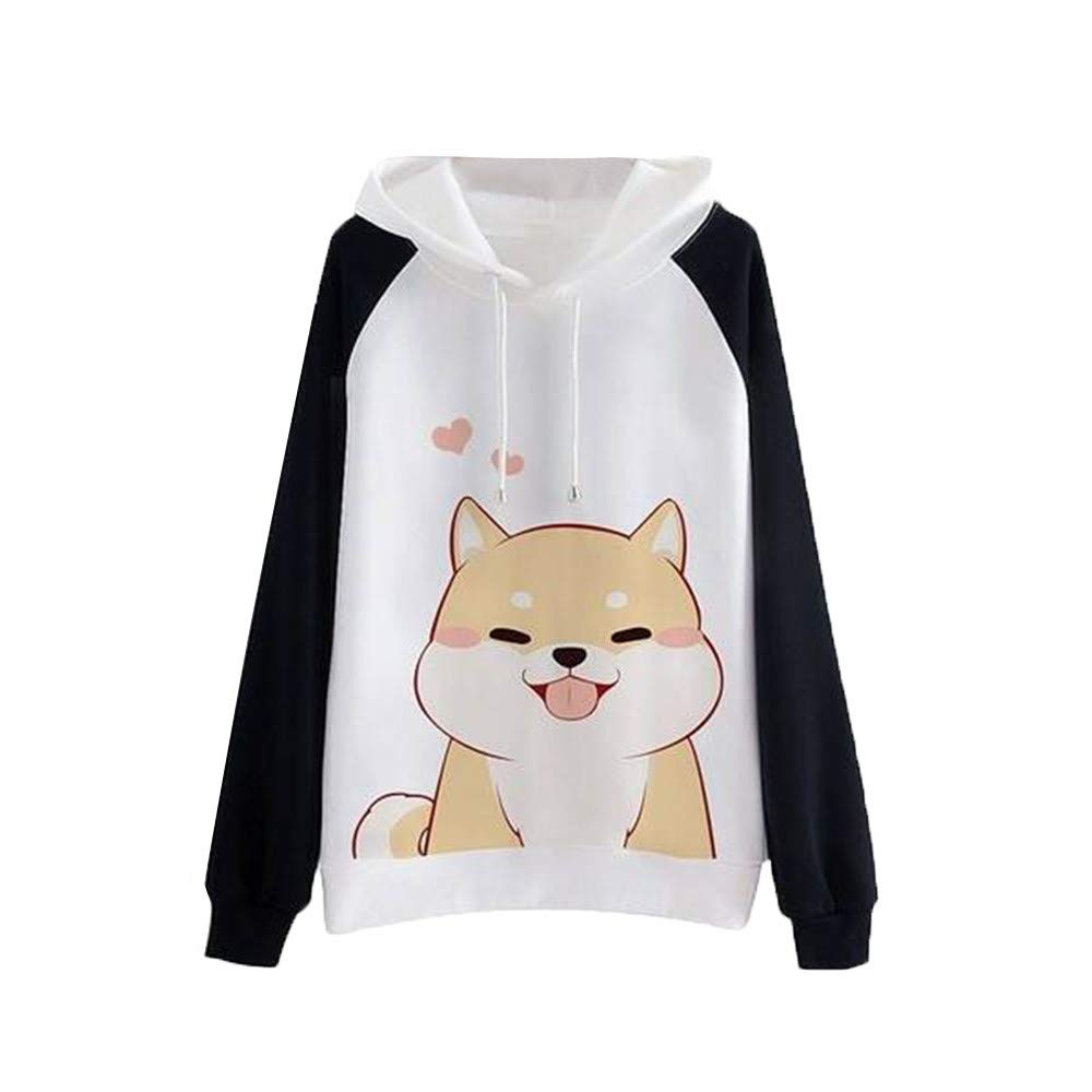 Meikosks Women's Casual Long Sleeve Graphic Print Hoodie - Cute Pullover Sweatshirt for Women - Perfect for Fall Outfits, Lounge Wear & Casual Street Style
