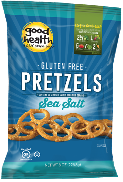 Gluten Free Sea Salt Pretzels - Healthy Snack for Weight Loss & Low Carb Diet - Perfect for Office, School & On-the-Go Snacking