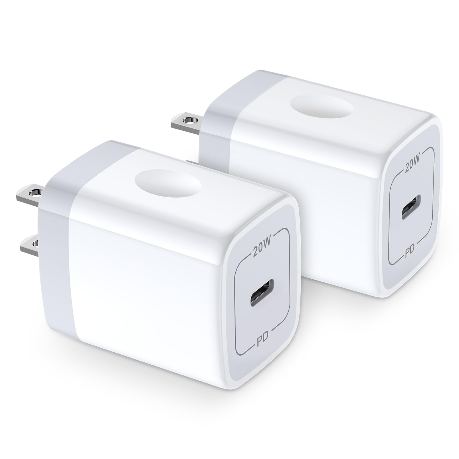 20W Samsung S25 Type C Fast Charger - PD 3.0 USB C Wall Adapter for Galaxy S25 Ultra/S24/A16/A15/A55/S23/A14, iPhone 16/15 Pro Max, Google Pixel 9 Pro XL/8a/8/7a/6 Pro - Compact Travel Charging Block for Home, Office & Car Use