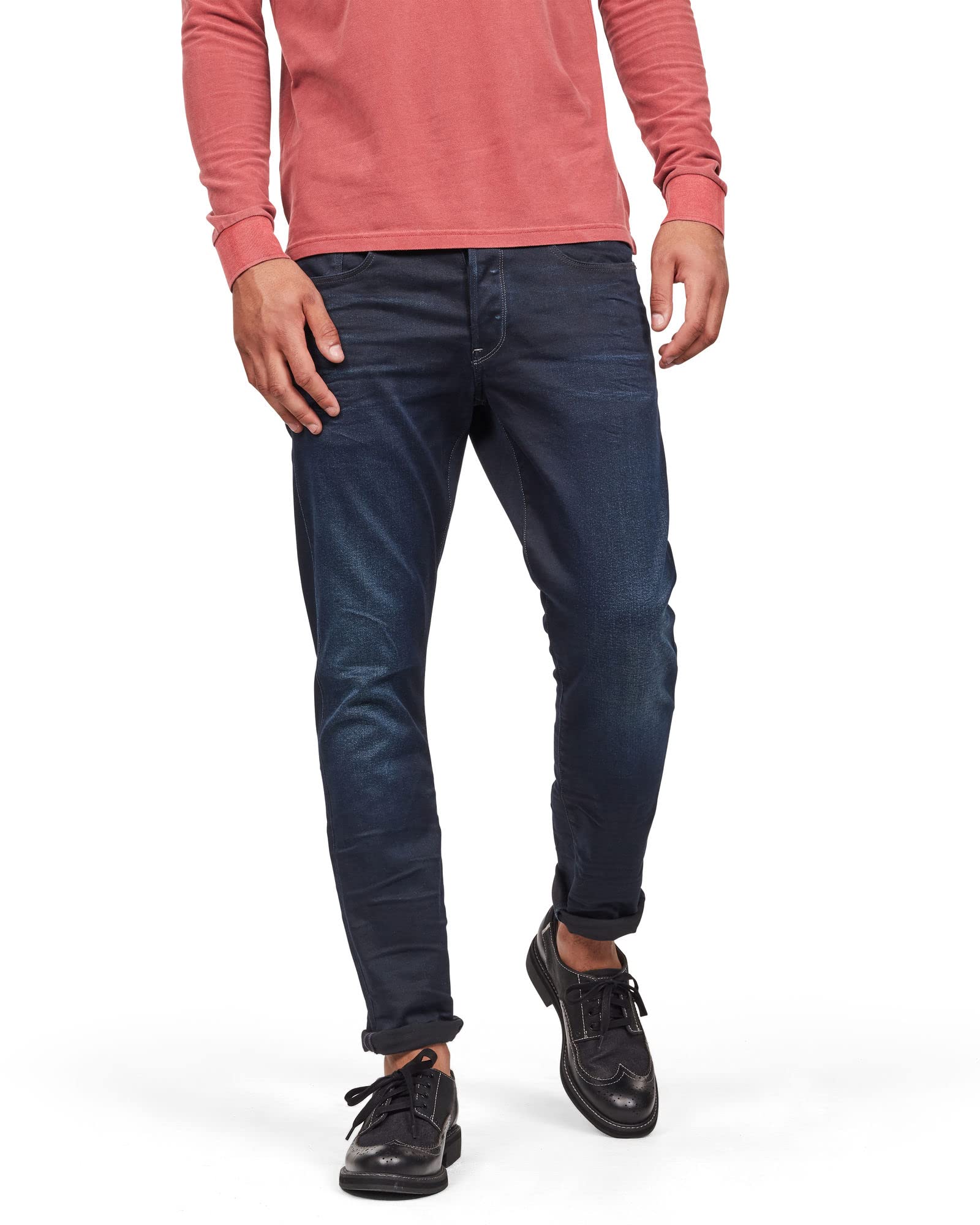 G-Star Raw Men's Core 3301 Straight Tapered Fit Jeans | Premium Denim Pants for Casual & Business Wear | Durable Comfort for Everyday Use