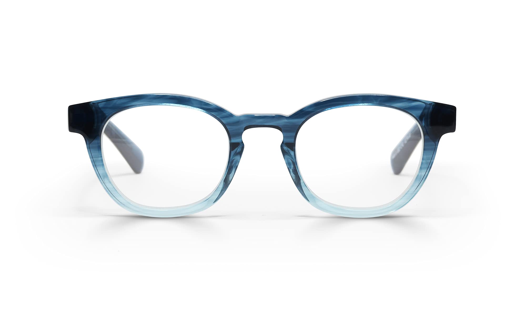 Eyebobs Waylaid Premium Reading Glasses for Men & Women - Round Lightweight Eyewear Frames for Average Faces | Computer Work, Reading Books & Daily Use
