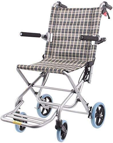 Lightweight Folding Aluminum Self-Propelled Wheelchair with Sturdy Footrest & Travel Storage Bag - Portable Mobility Aid for Seniors & Disabled - Perfect for Home Use, Travel & Outdoor Activities