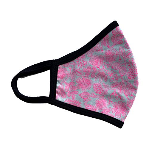 Rifle Paper Co. Reusable Face Mask for Adults - Breathable & Washable Cotton Face Covering - Perfect for Daily Use, Travel, and Outdoor Activities