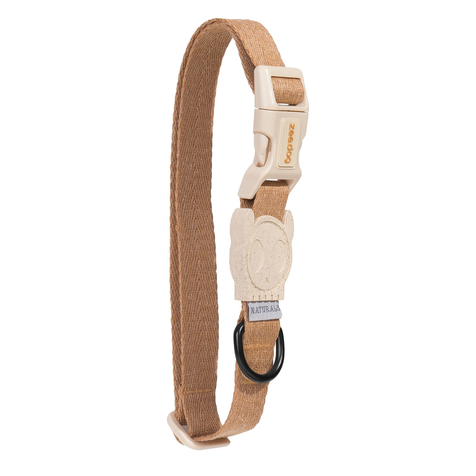 Zee.Dog Dune Natural Dog Collar - Adjustable, Comfortable & Durable for Small, Medium & Large Dogs - Perfect for Walks, Training & Outdoor Adventures