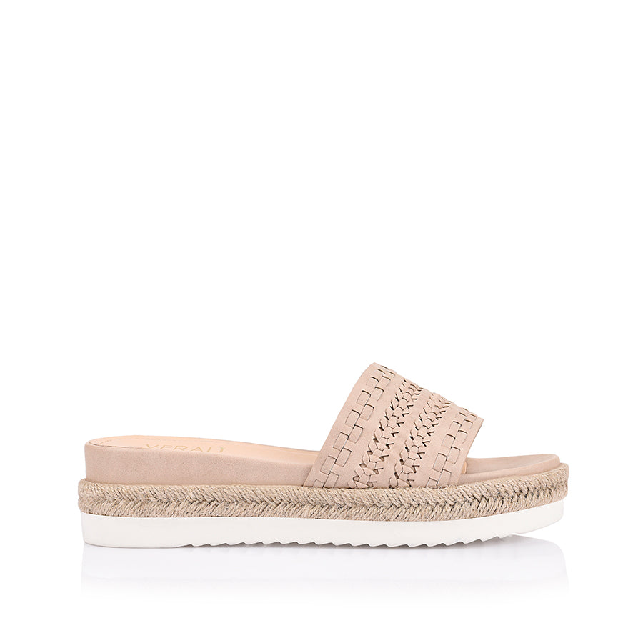 Denver Footbed Slides - Comfortable Arch Support Sandals for Women, Blush Pink | Perfect for Home, Pool, Beach & Casual Wear