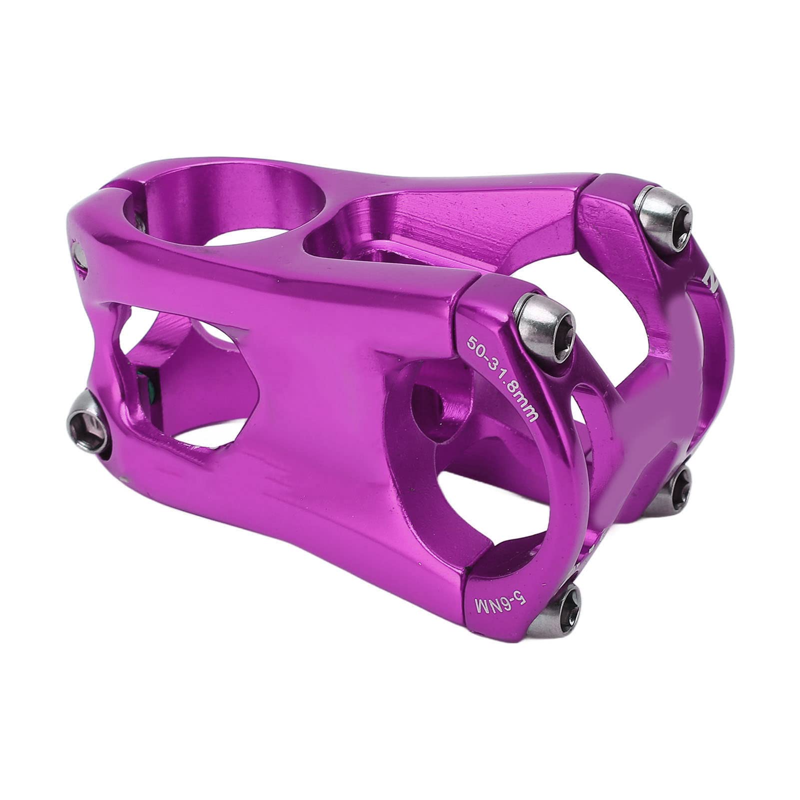 Buachois 31.8x50mm Bike Handlebar Stem - Aluminum Alloy Short Riser Stem for Mountain Bike, Road Bike, BMX & MTB - Perfect for Trail Riding, Commuting & Urban Cycling