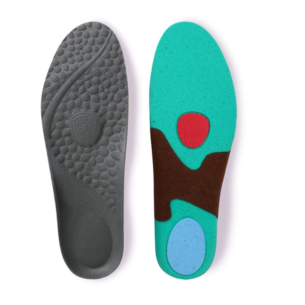 XJJZS Running Insoles for Men & Women - Lightweight, Soft, Breathable & Deodorant Shoe Inserts for Jogging, Marathon & Sports - Size 46 - Perfect for Running, Walking & Gym Workouts