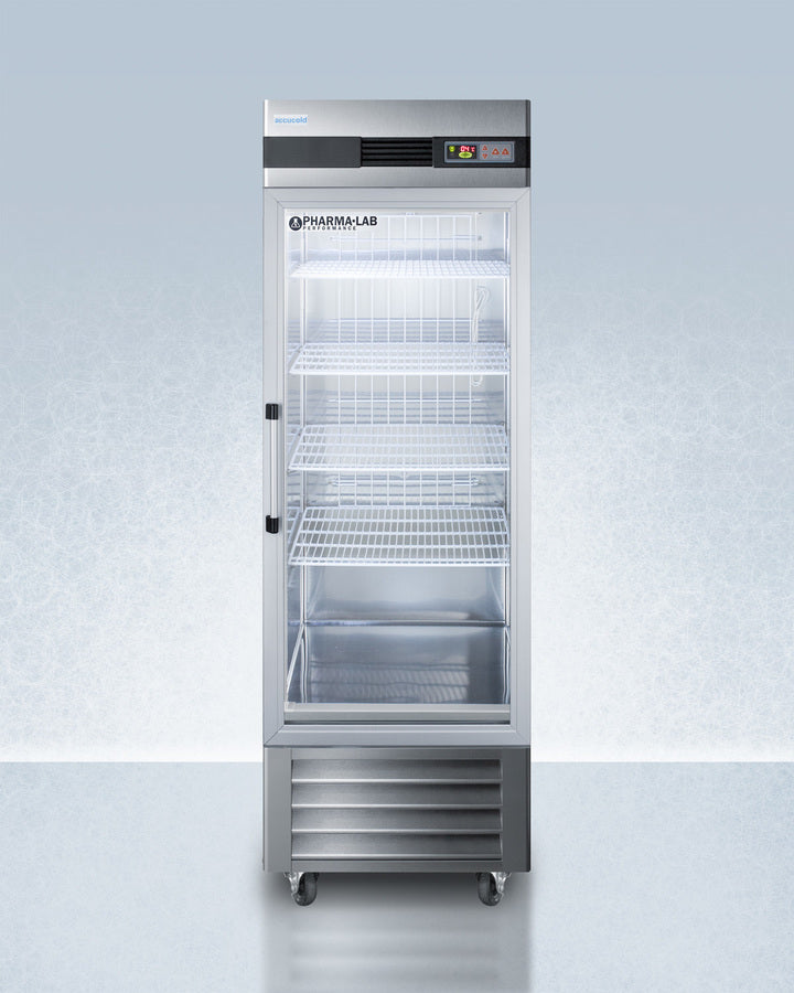 Accucold 23 Cu.Ft. Upright Pharmacy Refrigerator - Medical Grade, Energy Efficient, Lockable Glass Door - Perfect for Pharmacies, Labs, and Medical Storage (Model ARG23ML)
