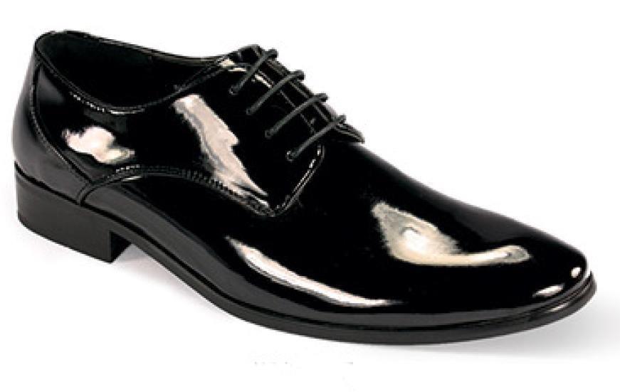 Elegant Black Lace Up Tuxedo Shoes for Men - Formal Dress Shoes for Weddings, Prom & Evening Events - Premium Oxford Style Business Shoes for Groom, Party & Special Occasions