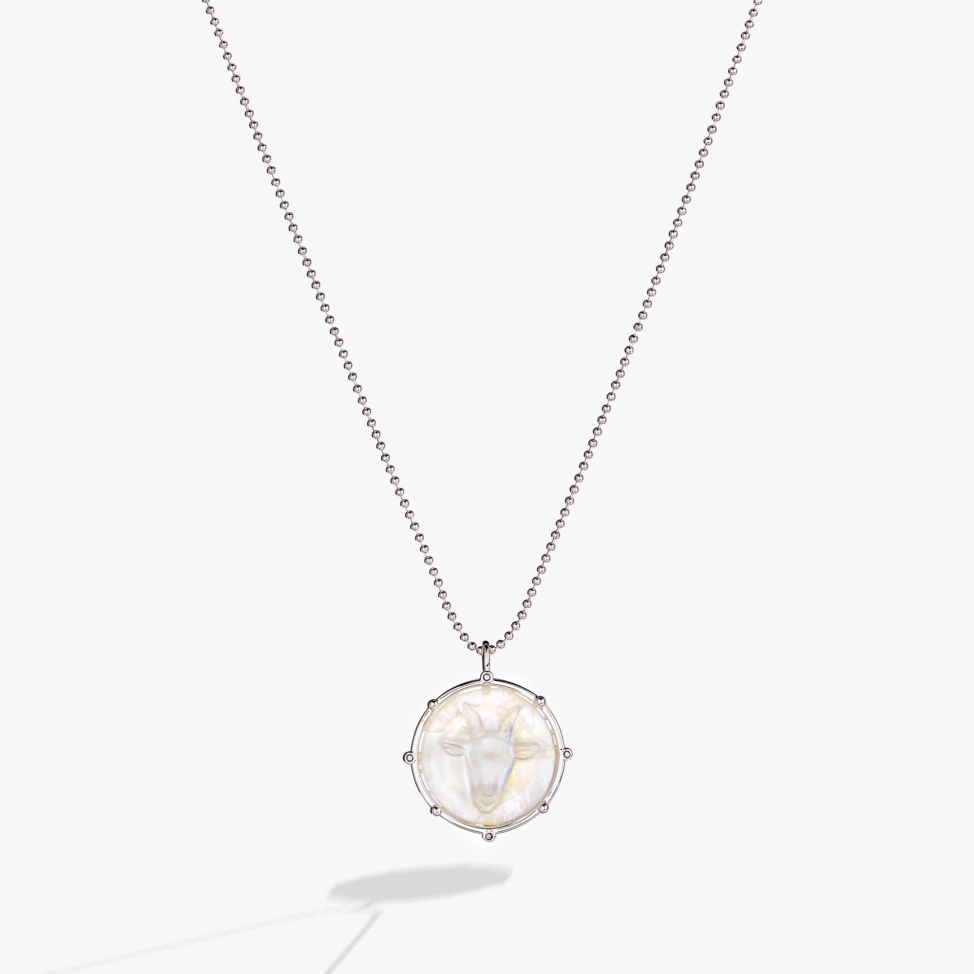 Capricorn Zodiac Double Sided Charm Necklace - Sterling Silver Horoscope Pendant for Women - Perfect Birthday Gift & Everyday Jewelry for Zodiac Lovers