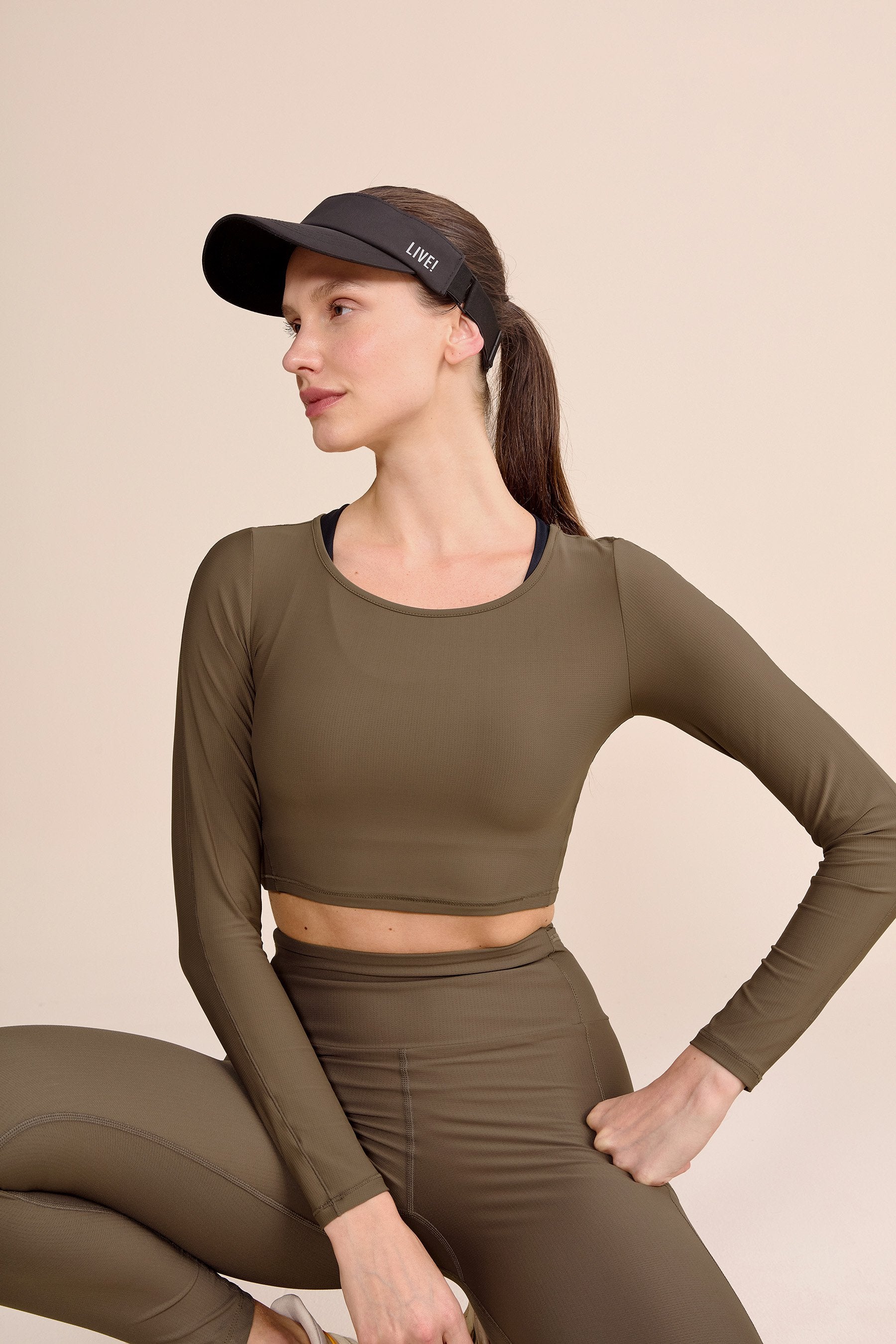Harmony Crop Long Sleeve Tops for Women - Soft Stretchy Yoga Shirts, Workout Tees & Casual Wear - Perfect for Yoga, Gym, Running & Everyday Outfits