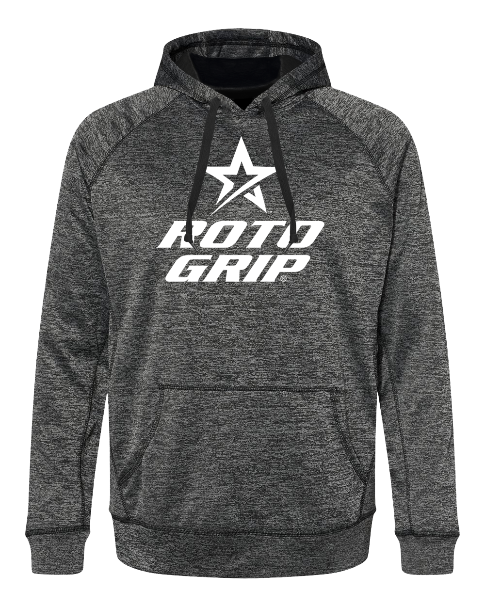 Roto Grip Classic White Performance Hoodie for Bowling - Moisture-Wicking, Breathable & Comfortable Hooded Sweatshirt for Men & Women - Perfect for Bowling Leagues, Practice & Casual Wear