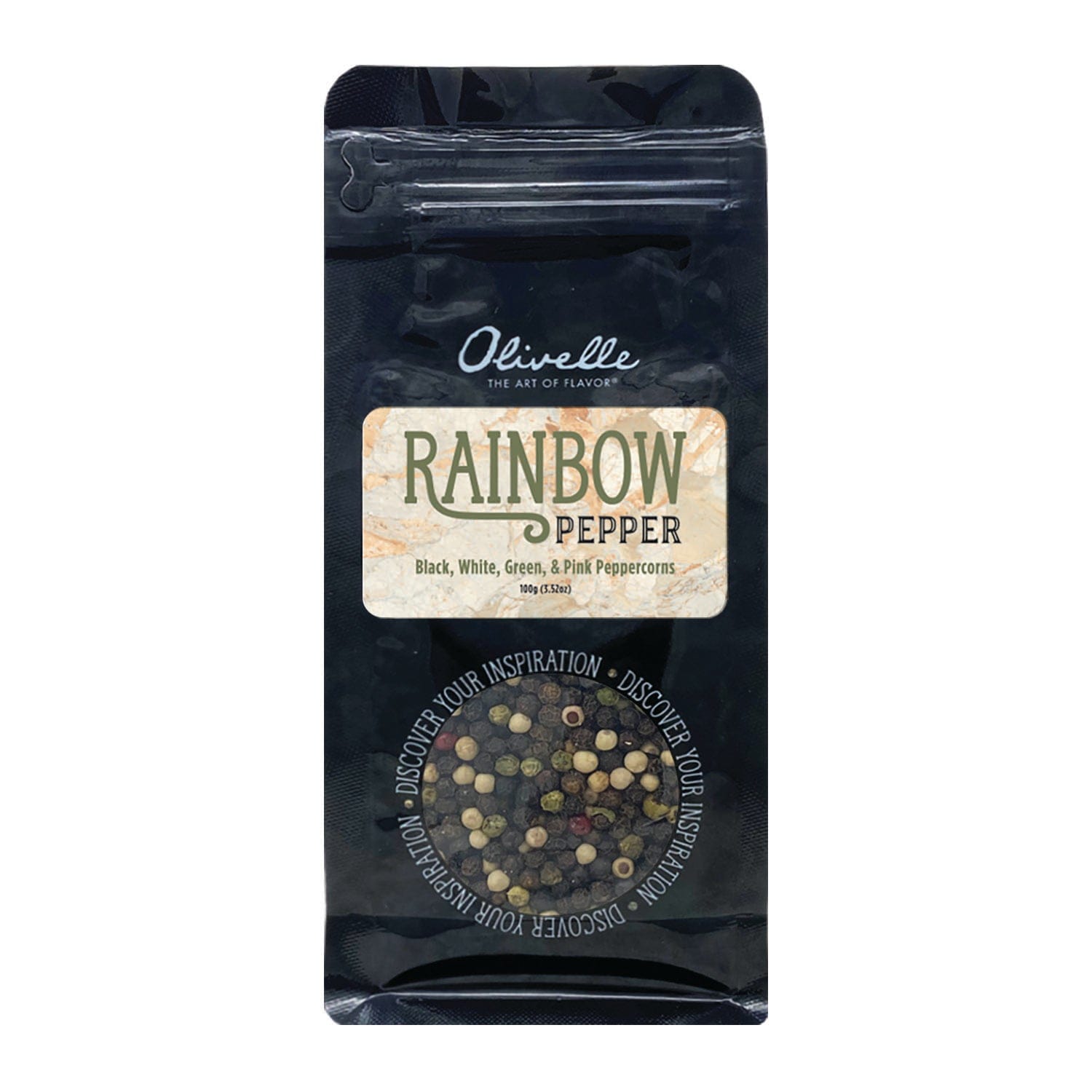 Olivelle Rainbow Peppercorns Blend - Premium Gourmet Whole Peppercorns for Cooking, Grilling & Seasoning - Perfect for Steak, Salad & Gourmet Dishes