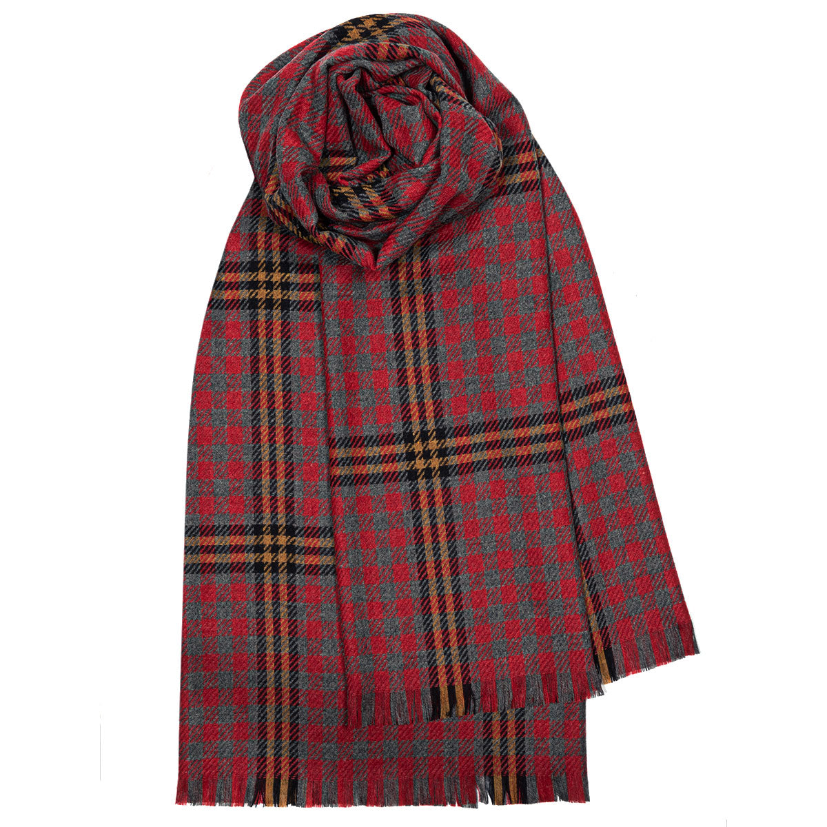 Luxury Red Rose Cashmere Wool Scarf Wrap - Elegant Shawl for Women, Perfect for Weddings, Parties & Winter Fashion