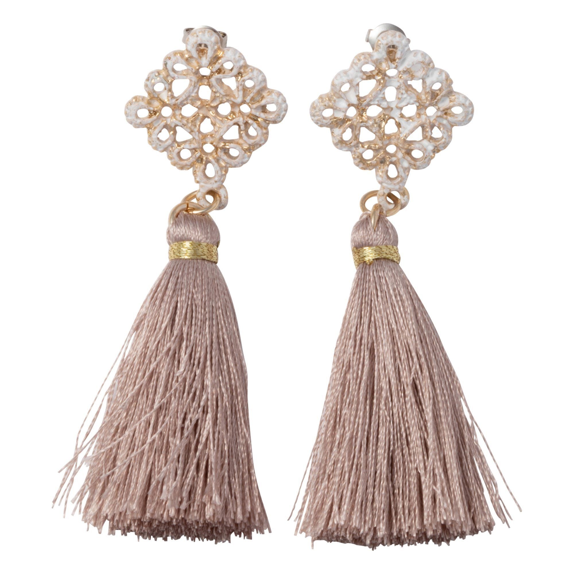Mia Pierce Elegant Tassel Earrings for Women - Boho Chic Handmade Jewelry - Perfect for Parties, Weddings & Everyday Wear
