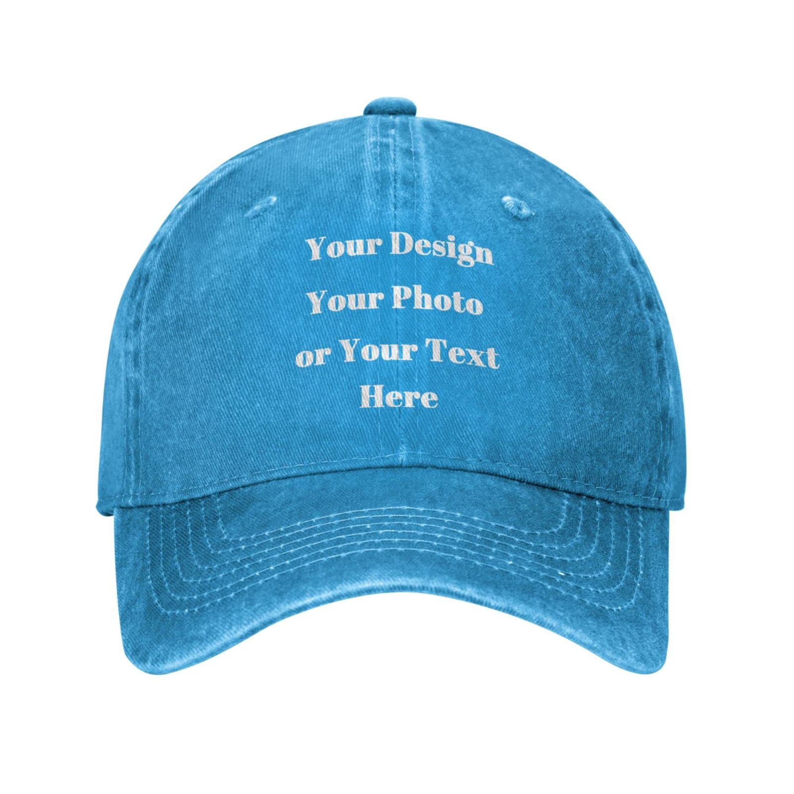 Custom Dad Hat Personalized Baseball Cap - Adjustable Cotton Snapback for Men & Women - Perfect for Sports, Outdoor Activities & Gifts