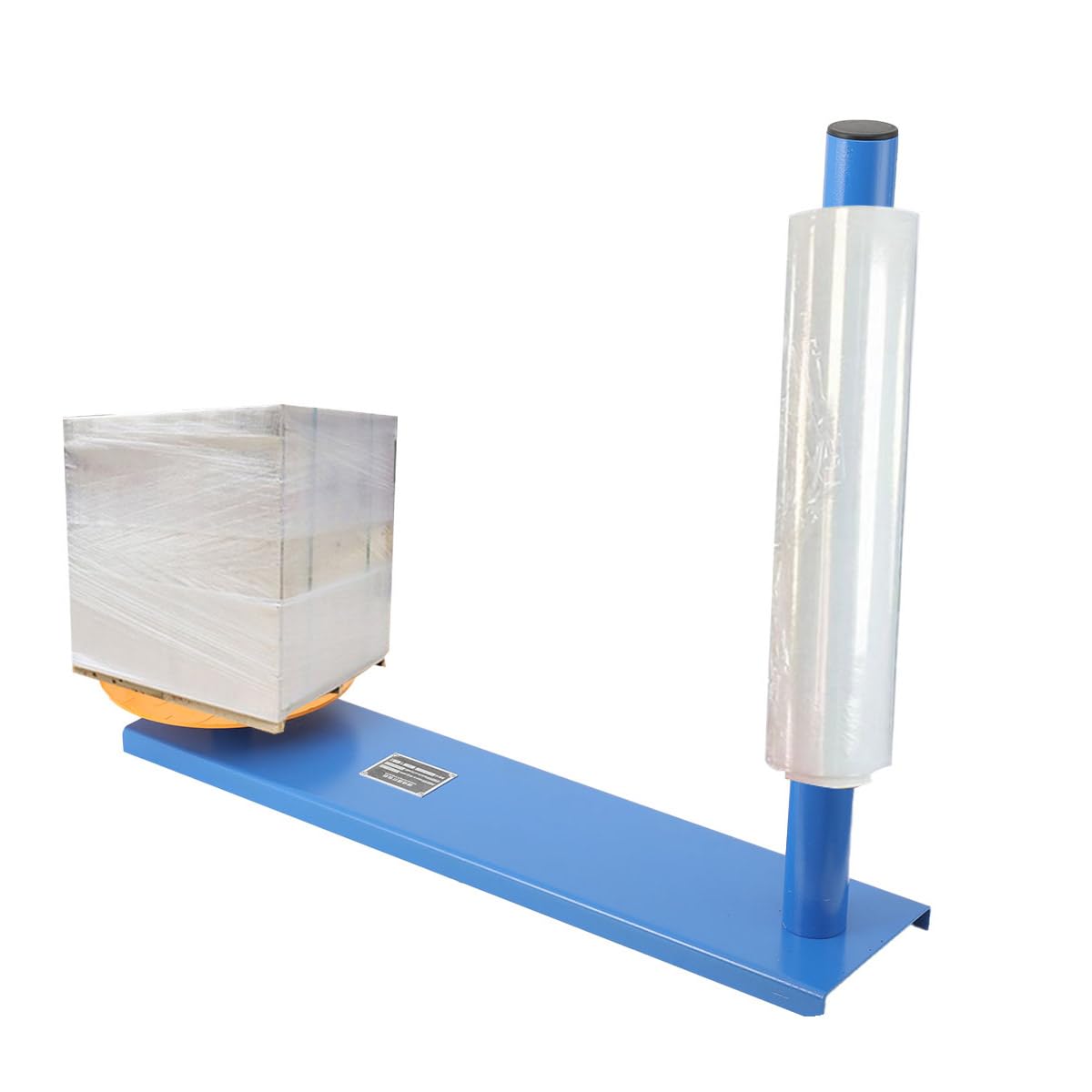Industrial Strength Press and Seal Stretch Film Wrap - Heavy Duty Pallet Wrapper Dispenser with Handle for Warehouse, Factory, Logistics Center | Lightweight Shrink Wrap Holder for Secure Packaging & Shipping