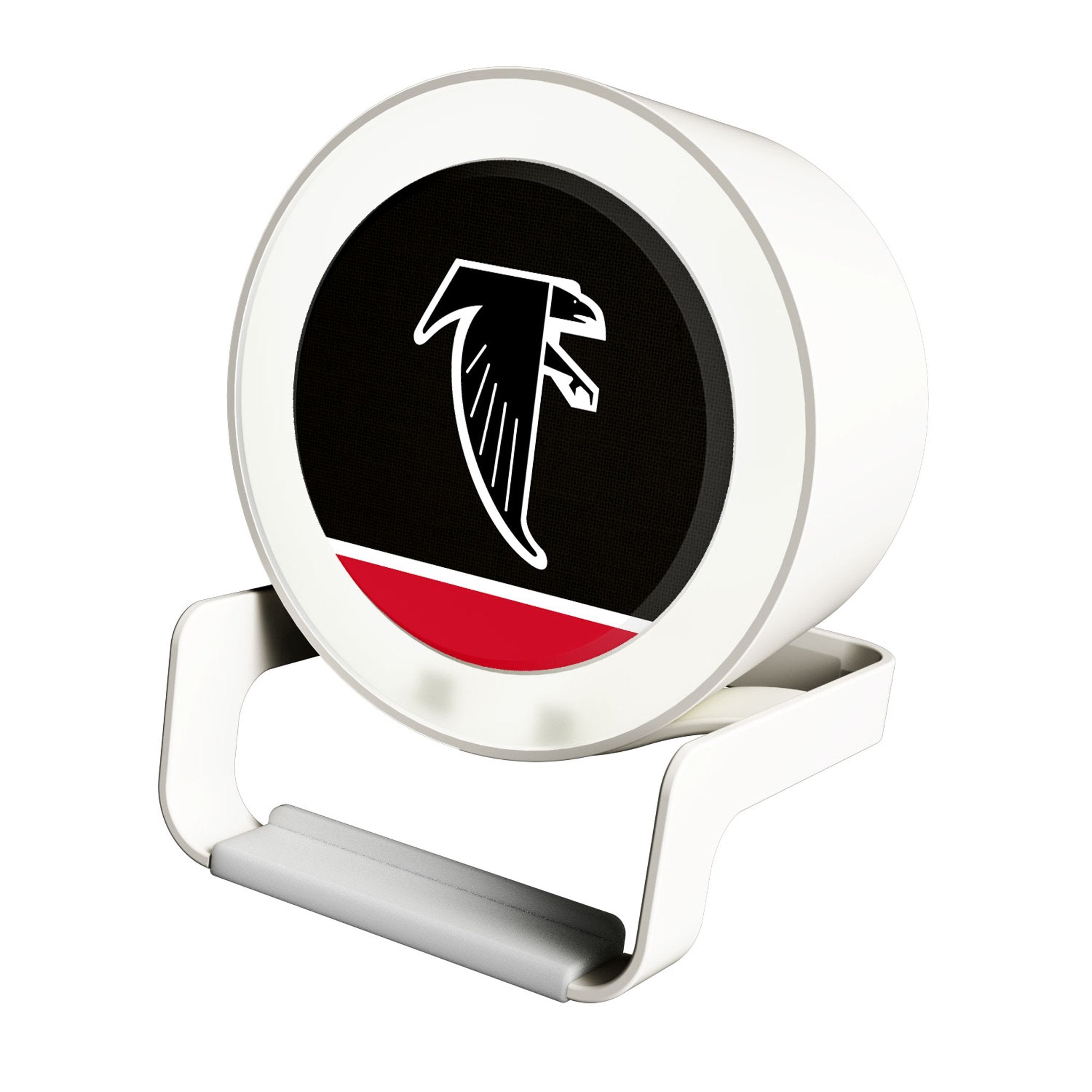 Atlanta Falcons Classic Endzone Solid Night Light Charger & Bluetooth Speaker - Perfect for Bedroom, Game Room, and Falcons Fan Gifts