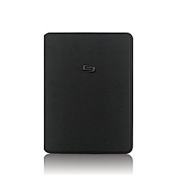 Solo New York Network Slim Case for iPad Air (10.9 Inch, 2020/2022 Model) - Lightweight Protective Cover with Auto Wake/Sleep - Perfect for Work, Travel & School - Black