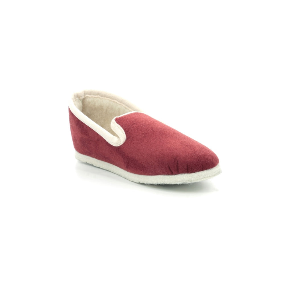 Dark Red Slippers for Women - Cozy House Shoes for Relaxing at Home, Lounging & Comfort