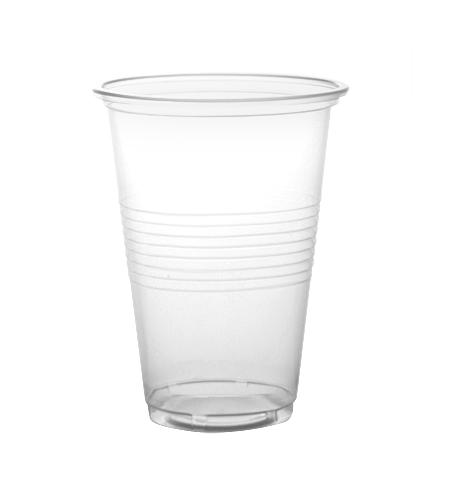 BarConic 16oz Clear Plastic Cups - Durable Polypropylene Drinking Glasses for Parties, Picnics & Events - BPA-Free Reusable Tumblers for Soda, Juice, Cocktails & Beverages
