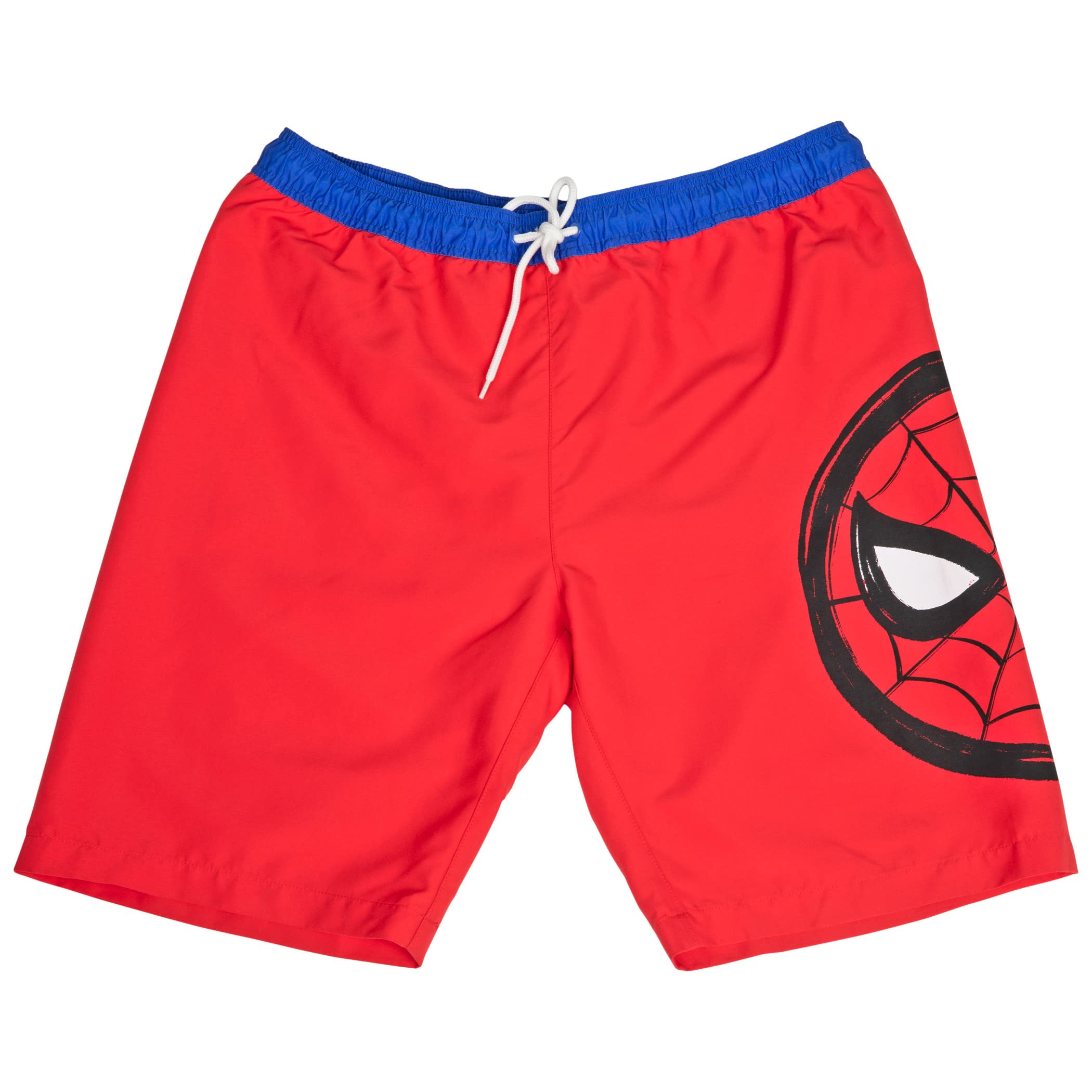 Spider-Man Men's Swim Trunks - Quick Dry Board Shorts for Swimming, Beach & Summer Vacation | Marvel Superhero Design