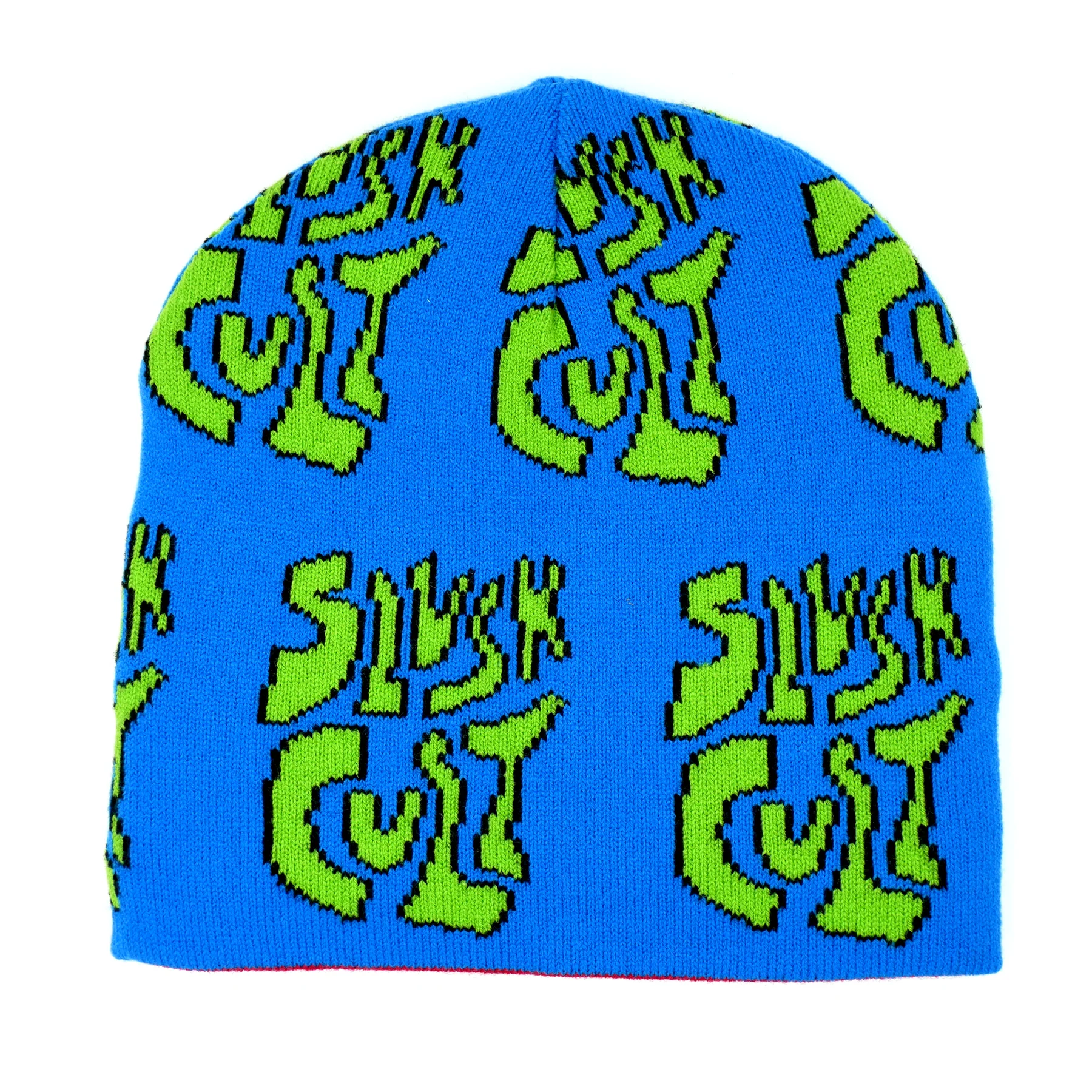 Slushcult Reversible Skull Cap Beanie for Men & Women - Winter Skull Design Knit Hat for Cold Weather - Perfect for Snowboarding, Skiing, and Streetwear Fashion