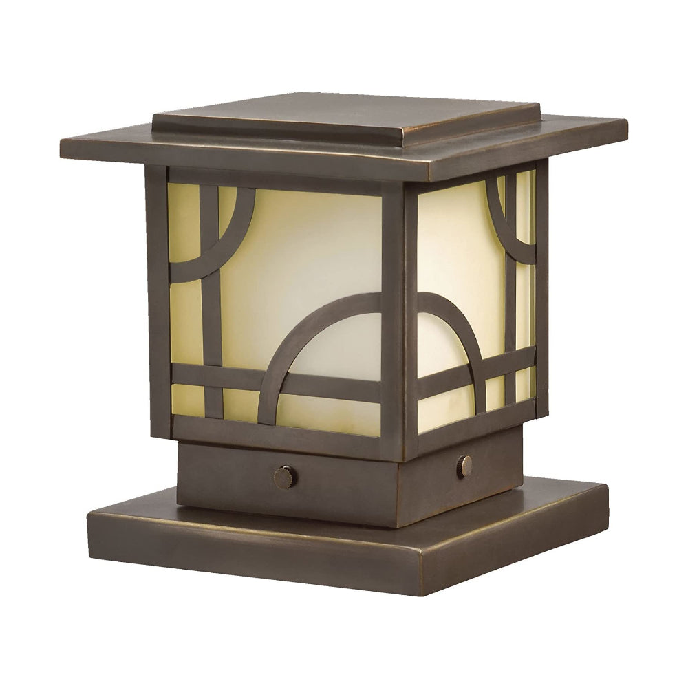 Kichler 15474OZ 12V Olde Bronze Outdoor Post Light - Weatherproof Landscape Lighting for Garden, Pathway, and Driveway Illumination