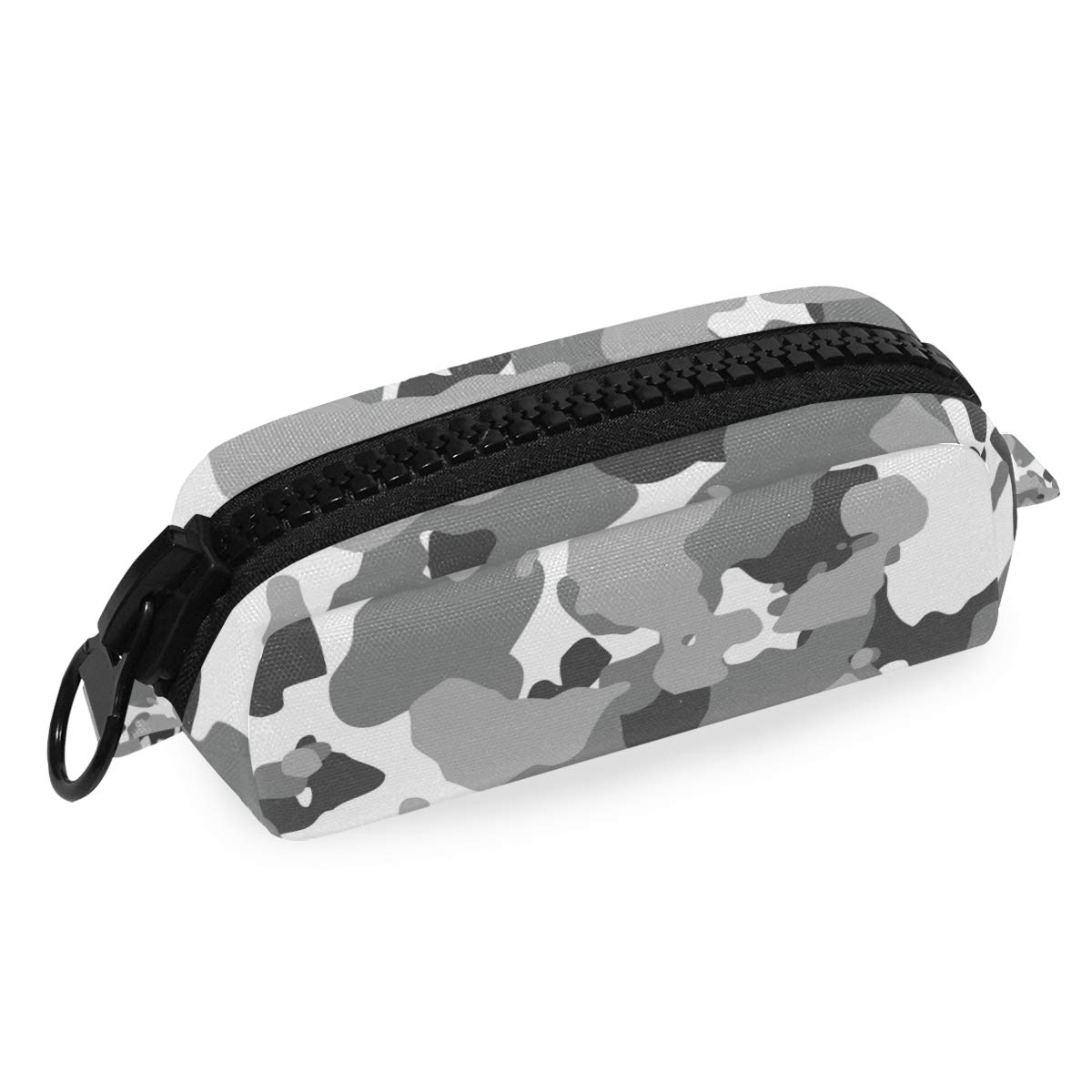 FengJu Large Capacity Pencil Case with Big Zipper - Pen, Marker & Cosmetic Organizer Pouch for School, Office & Travel - Durable Teen Urban Camo Makeup Bag for Students, Artists & Professionals