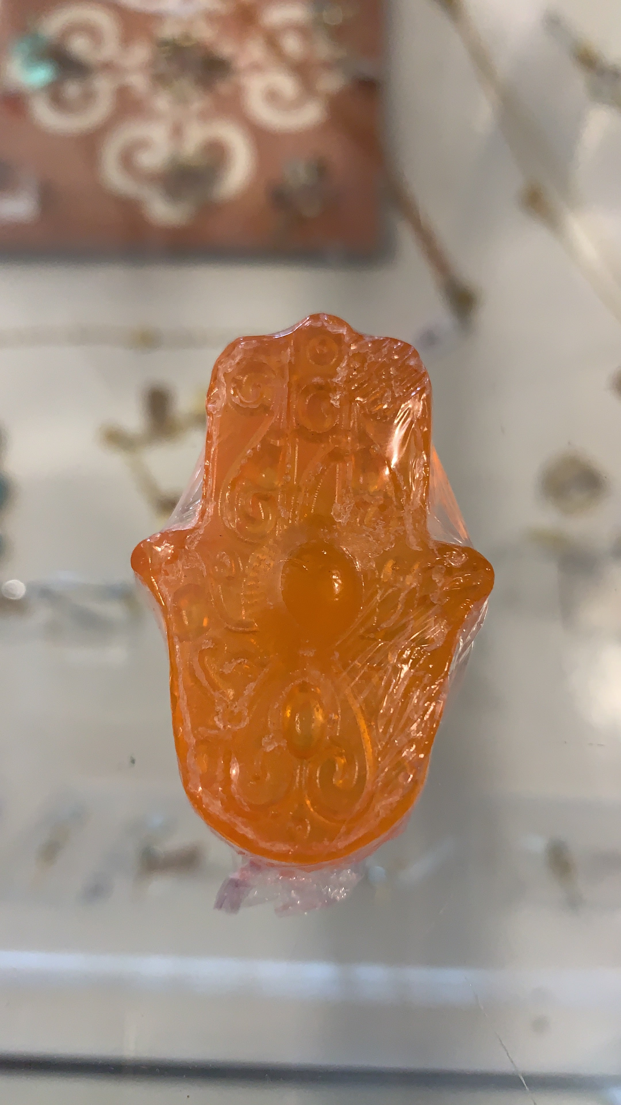 Organic Hamsa Ananda Argan Oil Soap with Natural Orange Scent | Vegan, Cruelty-Free Facial & Body Cleanser | Perfect for Dry Skin, Sensitive Skin & Aromatherapy