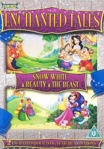 Enchanted Tales Snow White & Beauty and the Beast Storybook Set - Classic Disney Princess Fairy Tales Collection for Kids - Perfect for Bedtime Reading, Gift Giving and Disney Fans