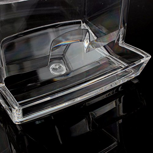 Acrylic Cotton Swab Holder & Makeup Organizer - Clear Cosmetic Storage Box for Q-tips, Beauty Tools, and Accessories | Perfect for Vanity, Bathroom, and Travel