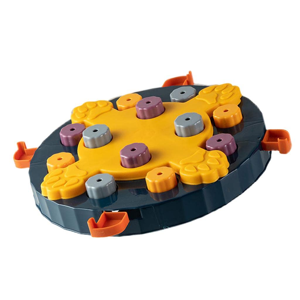 Baoblaze Interactive Dog Puzzle Toy - Slow Feeder Bowl for Dogs & Cats - Mental Stimulation Game to Prevent Boredom & Anxiety (Blue) - Perfect for Mealtime Enrichment & Indoor Play