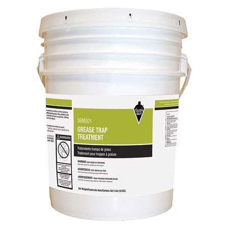 5 Gallon Grease Trap Treatment for Commercial Kitchens – Heavy-Duty Degreaser for Restaurants & Food Service