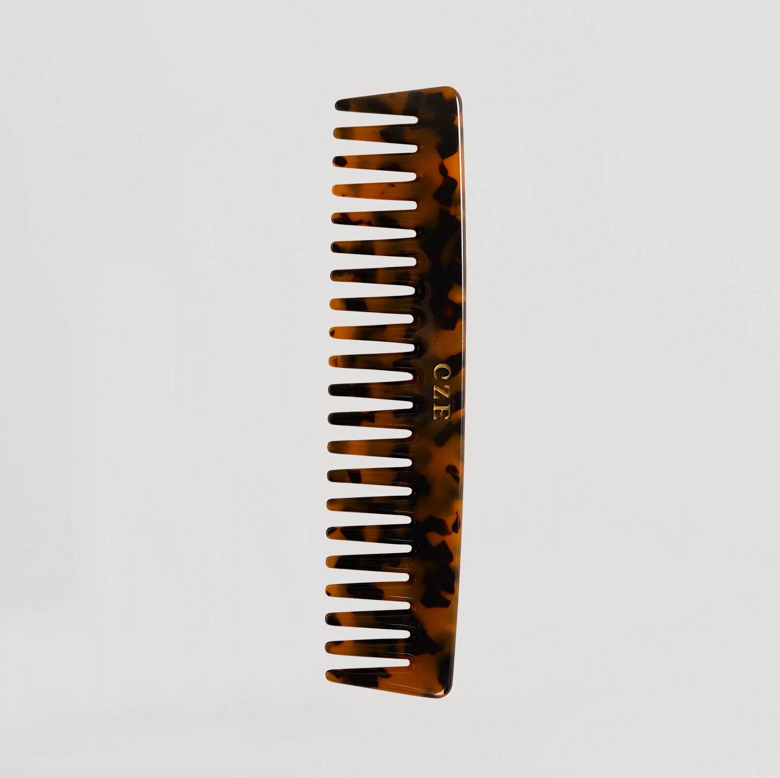 Premium Tortoise Shell Hair Comb for Women & Men - Smooth Detangling & Styling - Perfect for Daily Use, Travel & Salon Styling