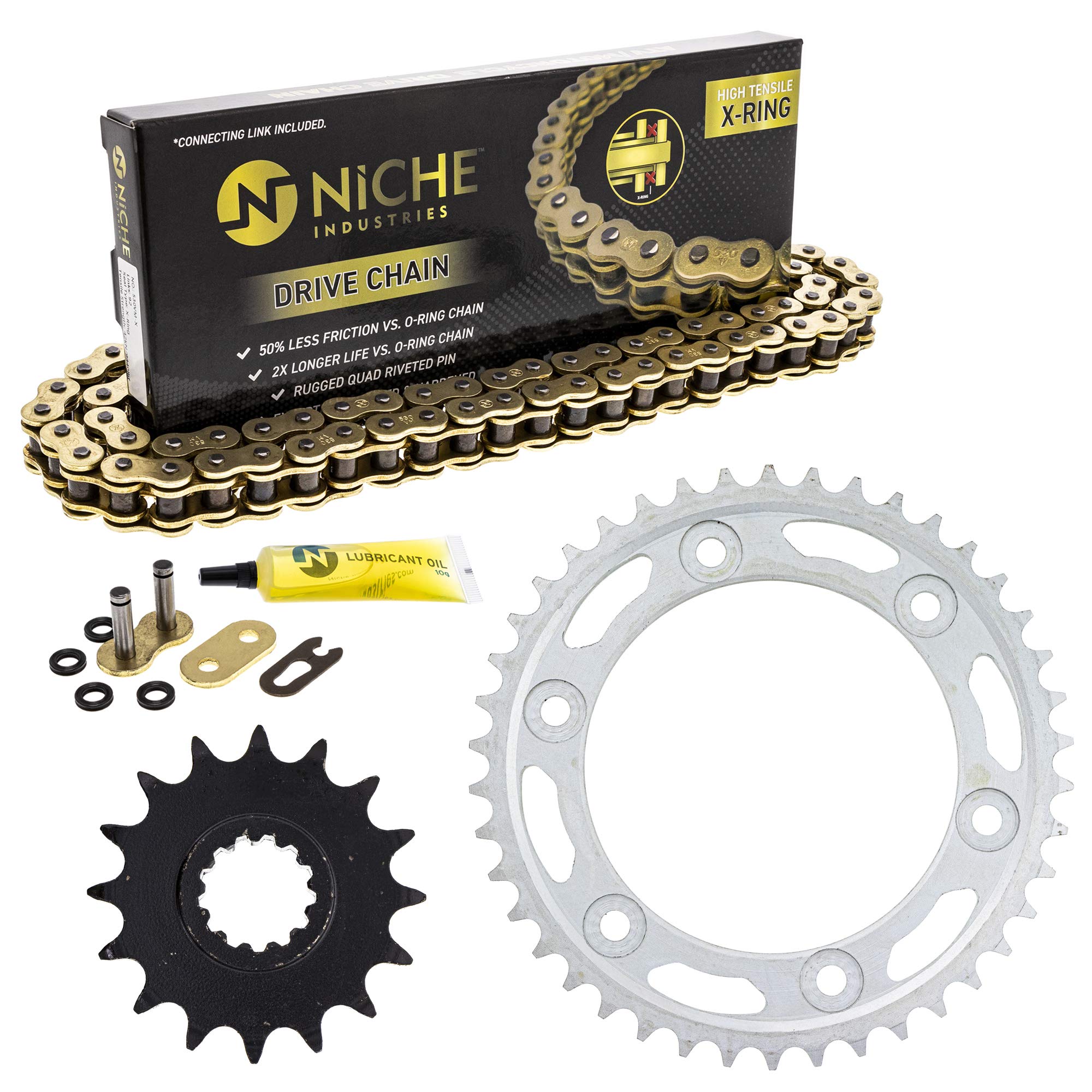 Honda CBR1000RR 530VM-X X-Ring Drive Chain & Sprocket Kit (16T Front/42T Rear, 114 Links) - High Performance Motorcycle Upgrade for Racing & Street Riding