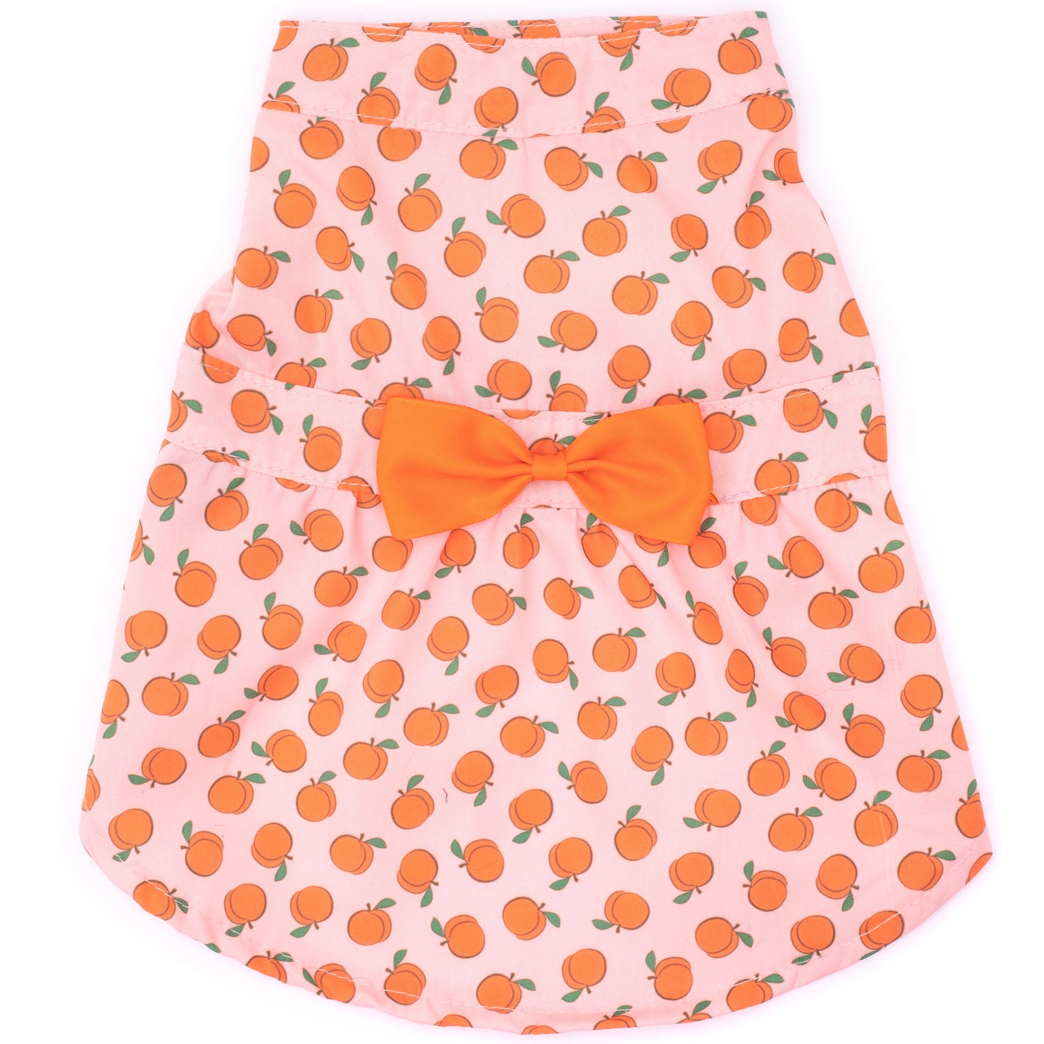 The Worthy Dog Peachy Keen Dog Dress - Cute & Comfortable Pet Outfit for Small to Medium Dogs - Perfect for Parties, Photos & Special Occasions