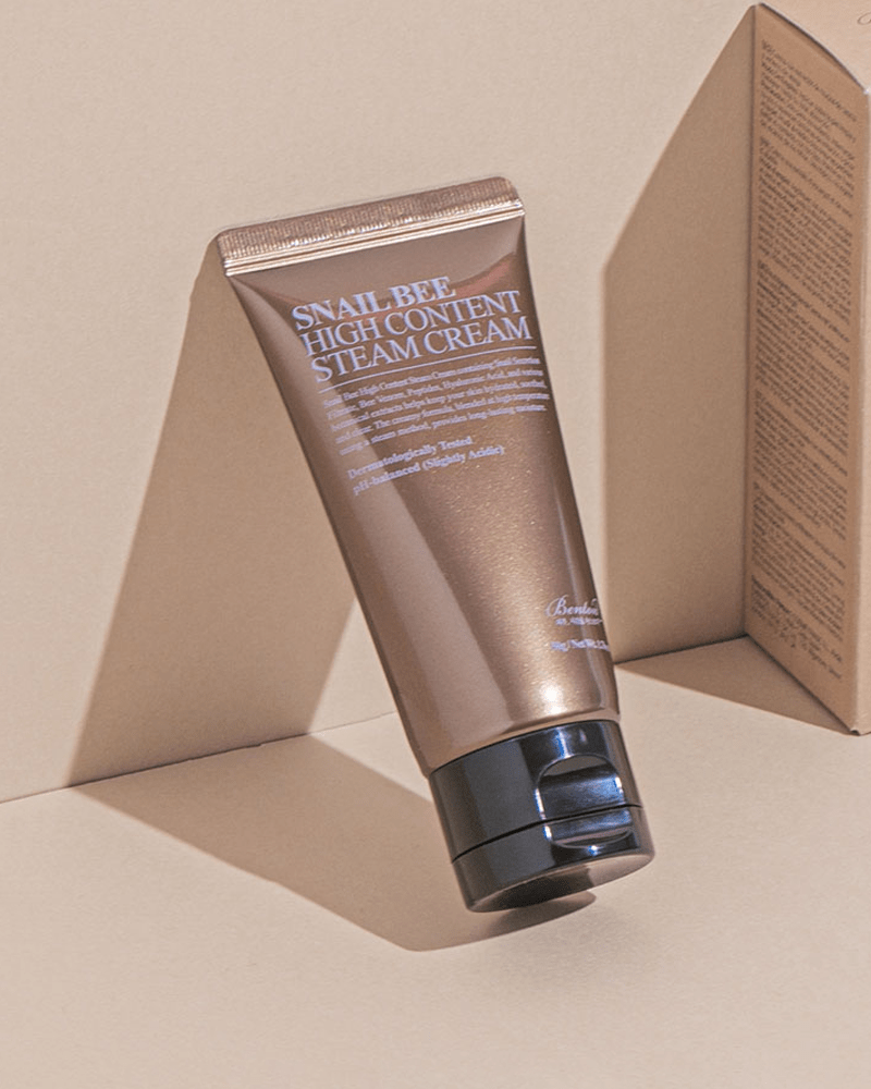 Benton Snail Bee High Content Steam Cream - Hydrating & Anti-Aging Korean Skincare for Dry & Sensitive Skin | Perfect for Night Routine & Winter Care