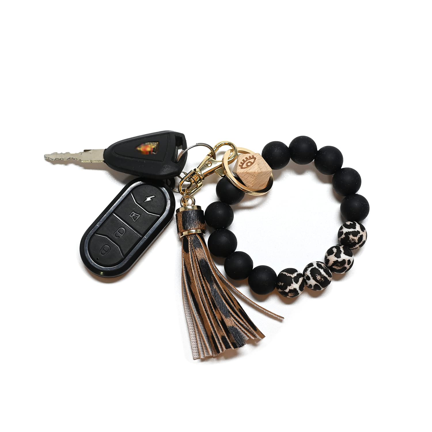 Cute Silicone Keychain for Women - Car Key Holder & Bracelet for Daily Use