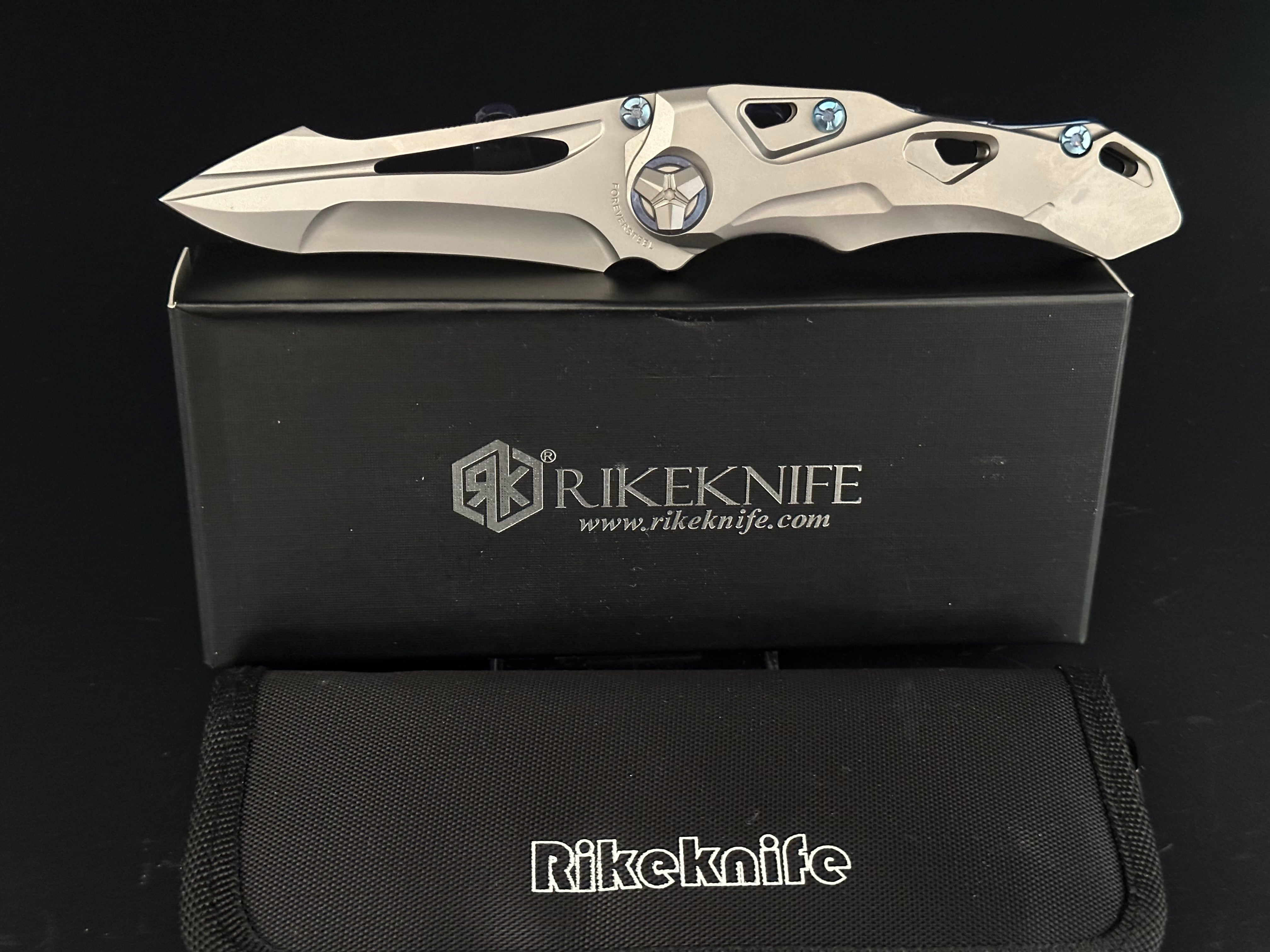 Rike & ForeverSteel Athron - Premium Stainless Steel Kitchen Knife Set for Professional Chefs & Home Cooking | Perfect for Slicing, Dicing, and Food Preparation